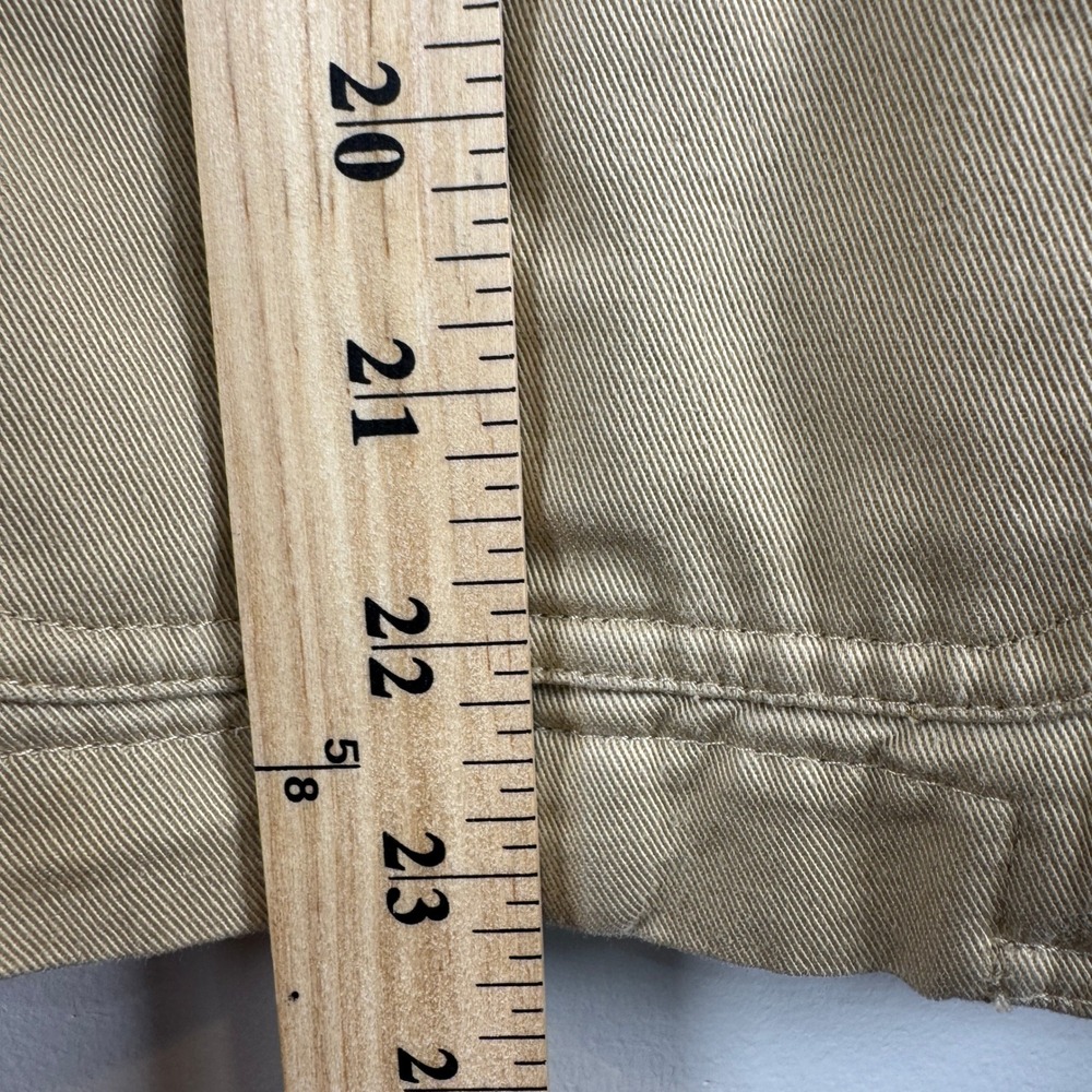 Lauren Ralph Lauren Tan Cotton Twill Blazer Med Old Money Preppy Khaki Jacket - Picture 3 of 6